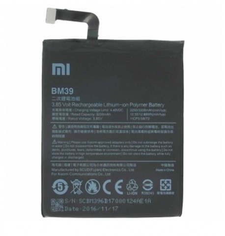 Аккумулятор Xiaomi Mi6 BM39 3250mAh оригинал