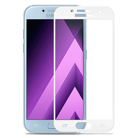 Защитное стекло Samsung A3-2017/A320 Full Screen белое