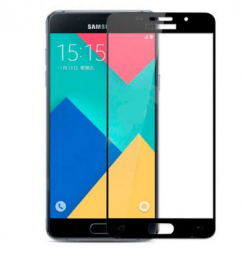 Защитное стекло Samsung A7-2016/A710 Full Screen черное