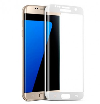 Защитное стекло Samsung S6 Edge/G925 3D Full Screen белое