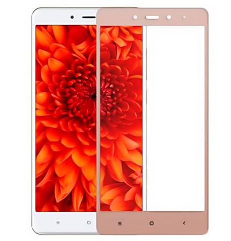 Защитное стекло Xiaomi Redmi Note 4 Full Screen золотое