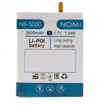 Аккумулятор Nomi NB-5030 (i5030 EVO X) (2000mAh)