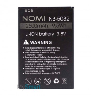 Аккумулятор Nomi NB-5032 (i5032 EVO X2) (2500mAh)