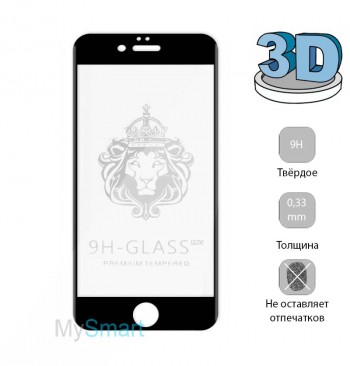 Защитное Стекло iPhone 6 Plus/6S Plus 3D черное