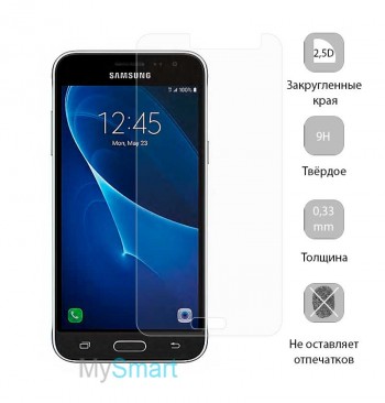 Защитное стекло Samsung J3 2016/J320 Veron (2.5D)