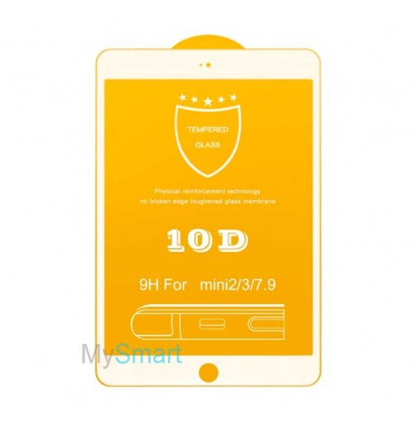Защитное Стекло iPad mini 1/2/3 [10D] белое