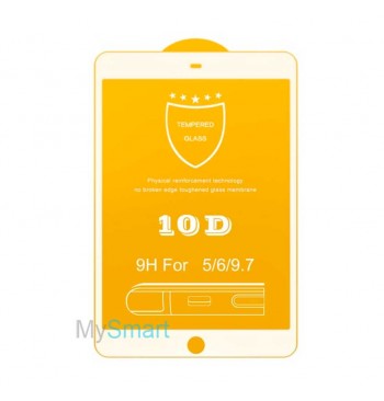 Защитное Стекло iPad Air/Air 2 [10D] белое