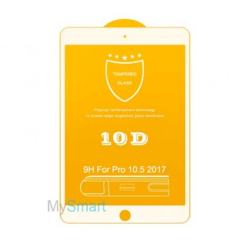 Защитное Стекло iPad Pro 10.5 2017 [10D] белое