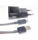 СЗУ USB Original Quality Samsung + cable MicroUSB 2A Black (ETA-U90EBE)