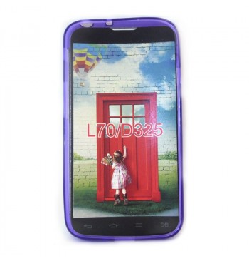 Силиконовый чехол LG L70/D325 фиолетовый