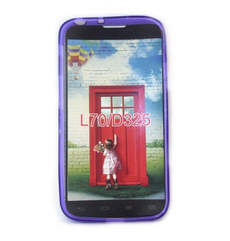 Силиконовый чехол LG L70/D325 фиолетовый