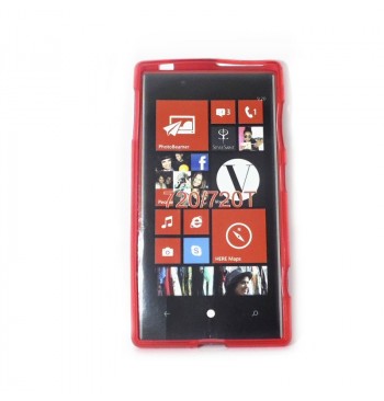 Силиконовый чехол Nokia 720/720Т красный