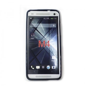 Силиконовый чехол HTC M4 черный