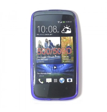 Силиконовый чехол HTC 500_509D фиолетовый