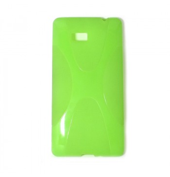 Силиконовый чехол HTC Desire 600 зеленый