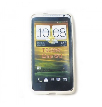 Силиконовый чехол HTC T528W One SU белый
