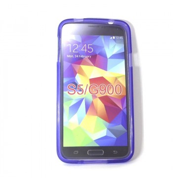 Силиконовый чехол Samsung S5 G900 фиолетовый