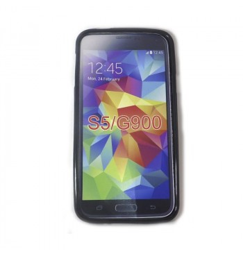 Силиконовый чехол Samsung S5 G900 черный