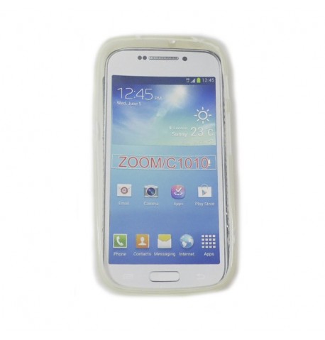 Силиконовый чехол Samsung Zoom C1010 белый