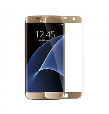Защитное Стекло Samsung G928 (S6 Edge Plus) 3D золотое