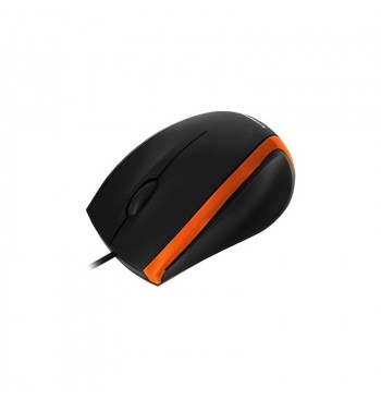 Мышь USB Crown CMM-009 черный с оранжевым
