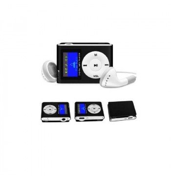MP3 player SLIM black + LCD + HF