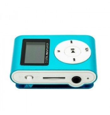 MP3 player SLIM blue + LCD + HF