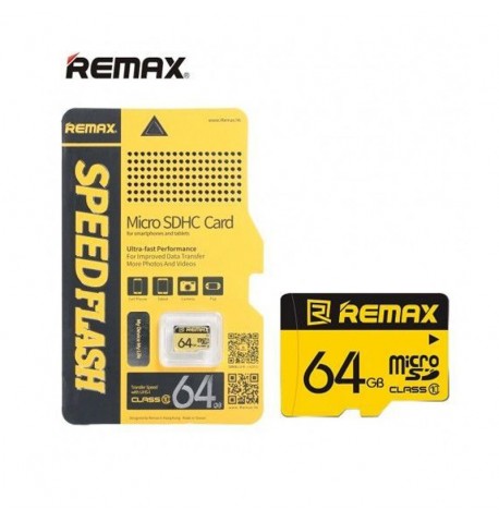 Карта памяти microSDHC 64Gb Remax (Class 10)