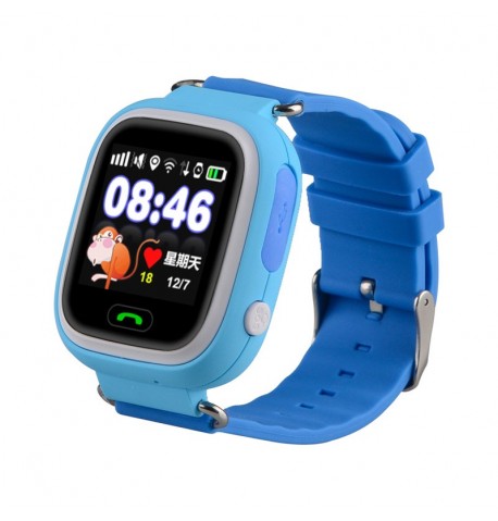 Детские умные часы с GPS трекером TD-02 (Q100) Blue