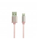 Кабель Gelius Double Side 2in1 iPhone 5/6/MicroUSB Rose Gold