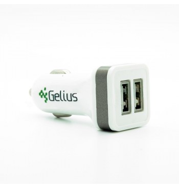 АЗУ 2USB Gelius Gold Edition 2.4A White/Black
