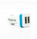 АЗУ 2USB Gelius Gold Edition 2.4A White/Blue
